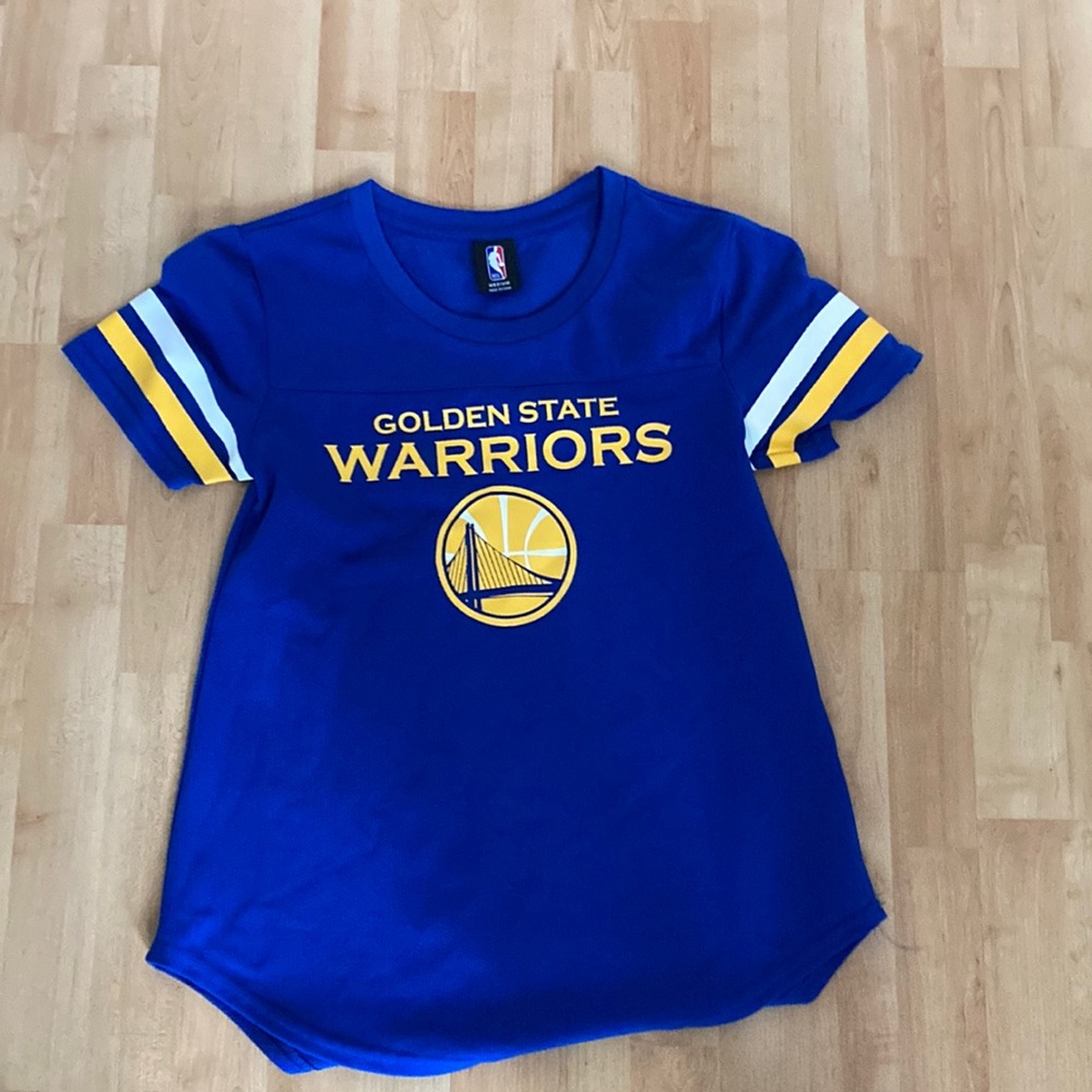 warriors women's jersey size medium